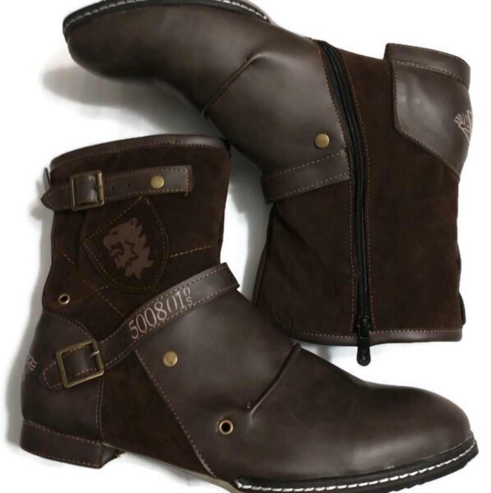 Osstone Moto Leather Moto Boots 12